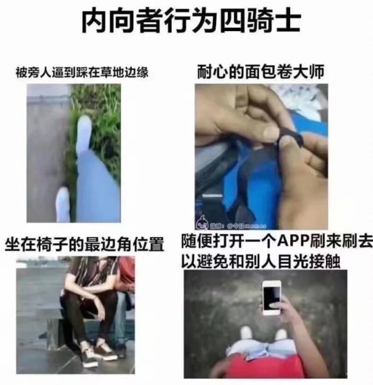 内向者行为四骑士