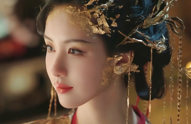 当我以为内娱的妆造已经玩不出什么花儿时..

最近看永夜星河，第一集就被陈都灵这