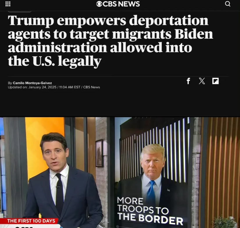 特朗普撤销所有拜登政府发出非法移民合法身份！

特朗普已经下令，过去四年所有拜登