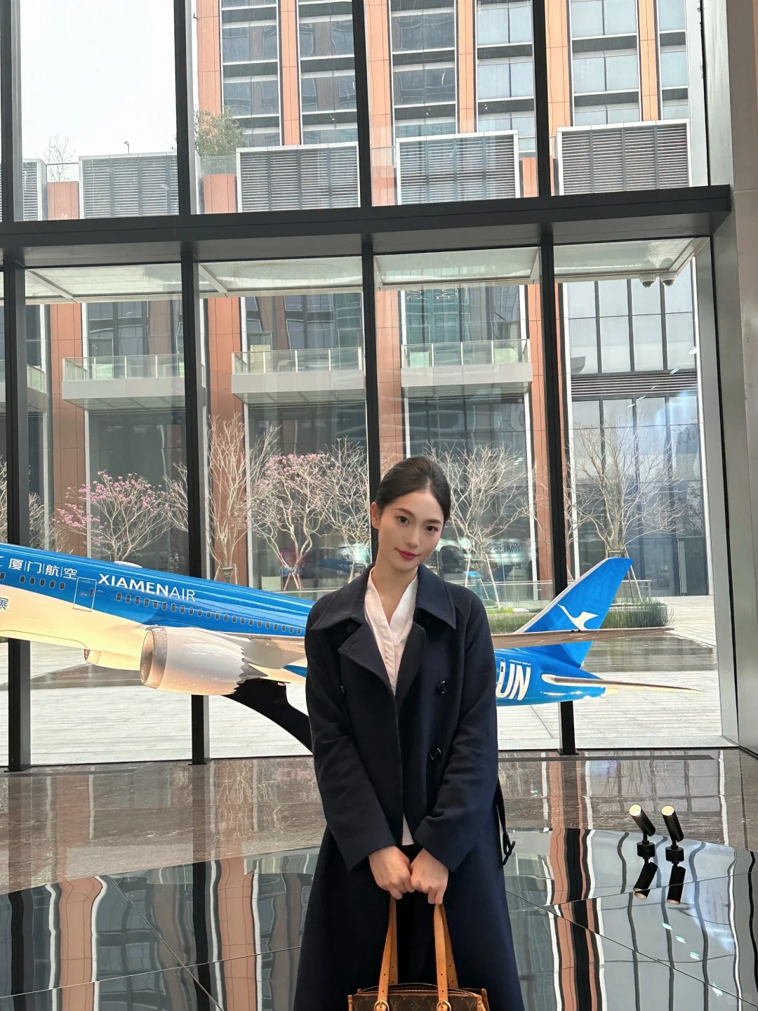 第一次面航司就过啦！
我爱厦航的制服哈哈哈#厦航