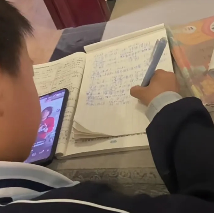作业这样写证明这孩子已经无药可救了。

这是我外甥，十五六岁了，每天早上不起，晚