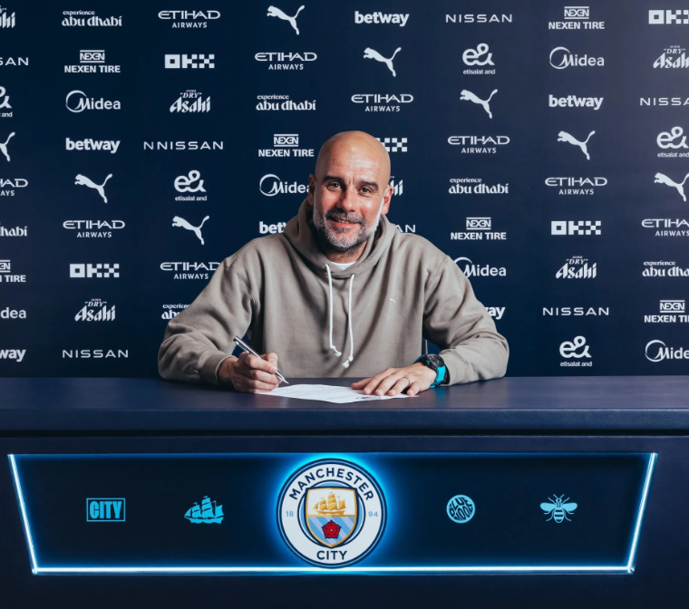 不出意外！瓜迪奥拉与曼城续约至2027年，不得不提的3个事实

1.曼城能促成这