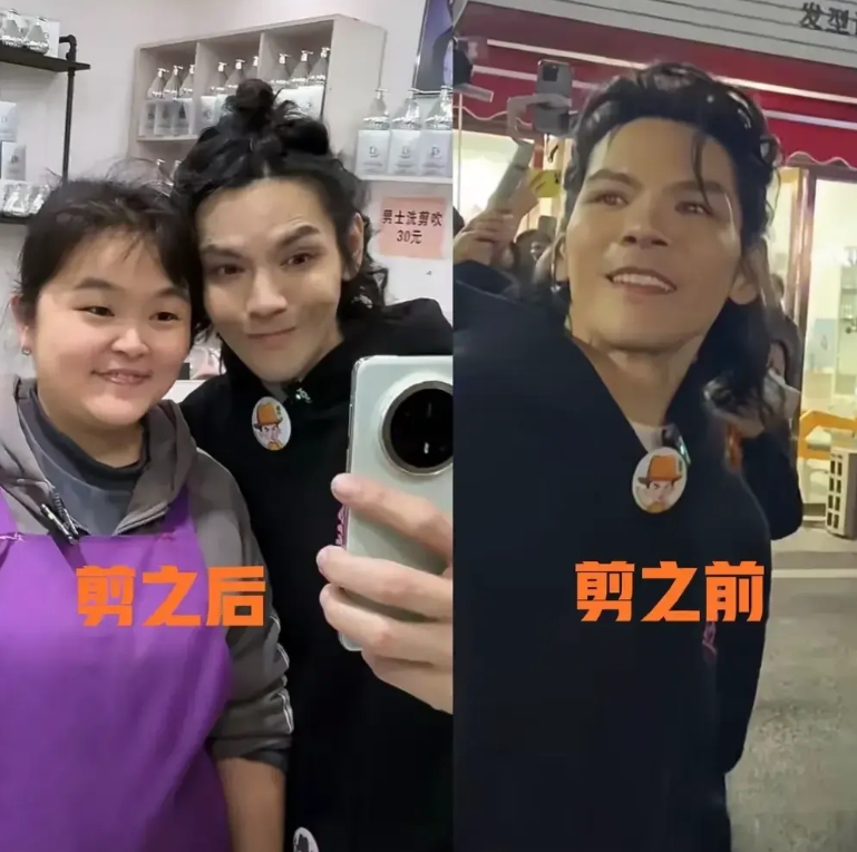 向佐，你认真的吗？
爆改短发，结果剪了个寂寞！
七点到店，十点还在“创作”，
洗