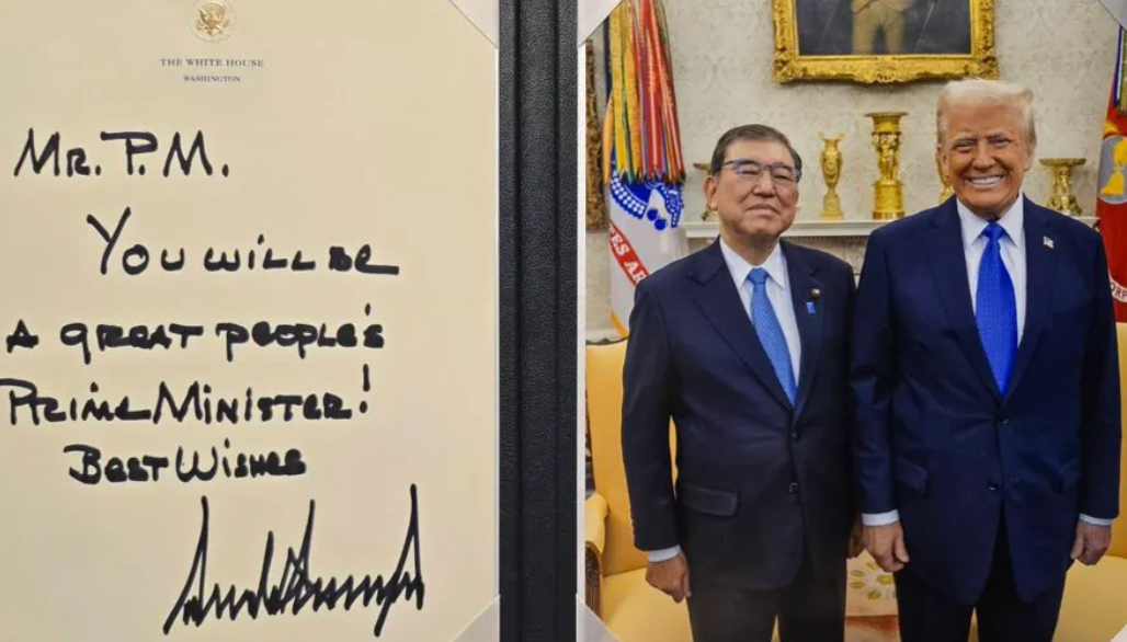 日本宣布搞定特朗普！
在出访美国和特朗普进行会谈后，日本首相石破茂对外宣布相信日