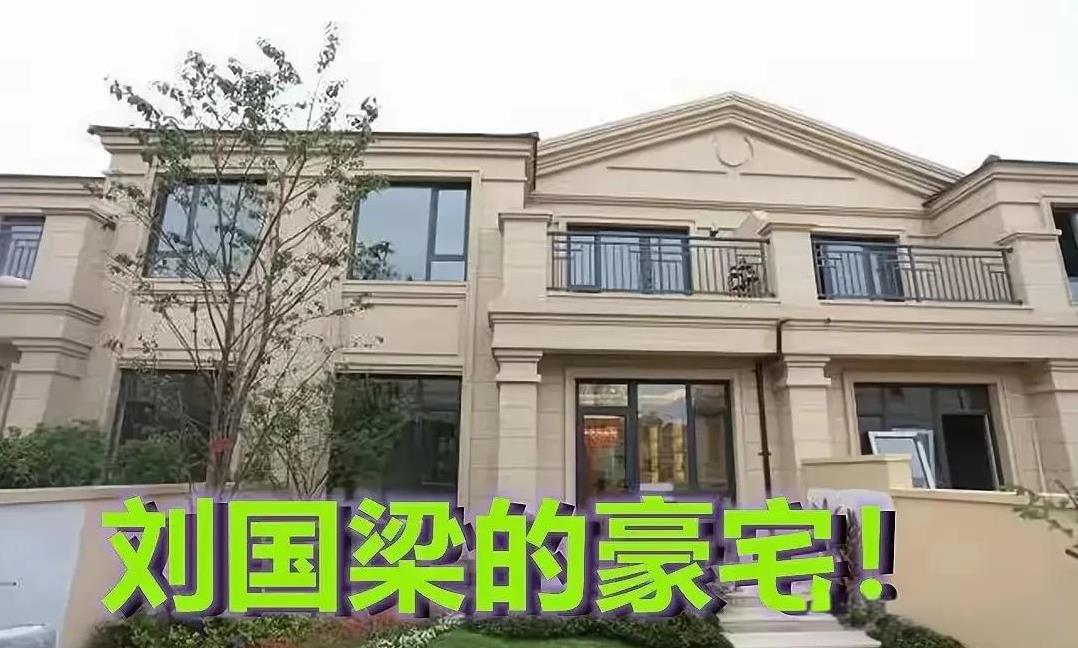 据说这是刘主席在北京某高档小区豪宅别墅的外景图。
米色外墙的别墅面积看着不小，风