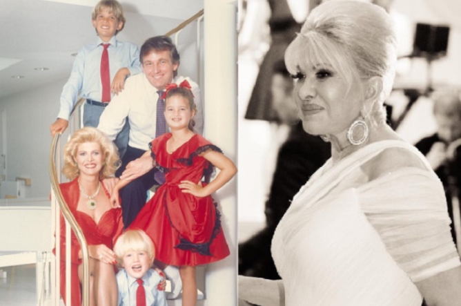 这几张照片是特朗普，第 一任妻子伊凡娜。

1992年，因为特朗普婚外情，导致两