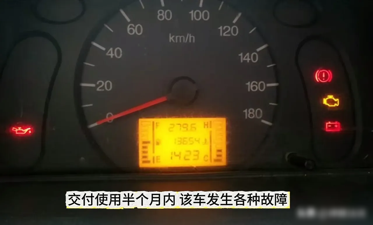 上海，男子花18000元买了一辆，行驶里程为7万多公里的二手面包车，可没开几天，
