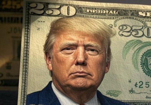 共和党众议员宣布：将提出议案，让财政部印“Trump 250”纸钞
是真的，25