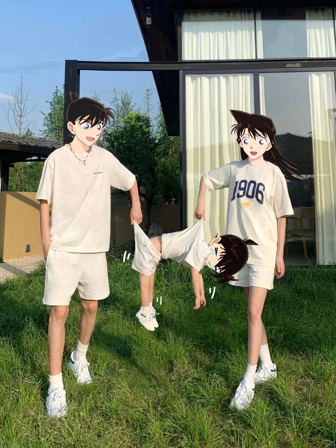 儿子：欺负我你们算是踢到棉花啦～