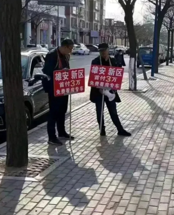 雄安新区的房子还用的着打广告吗，不应该是抢购吗