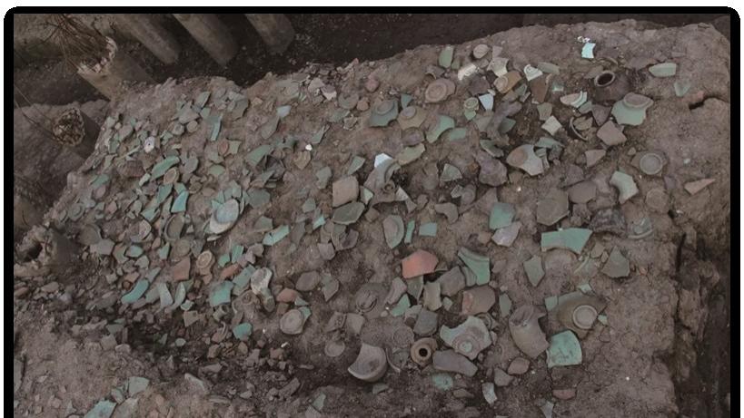 浙江温州朔门古港遗址出土10吨古代瓷片，而且包括精美的完整器