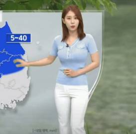 这么漂亮在韩国也只能当个天气预报主持人，可惜了。