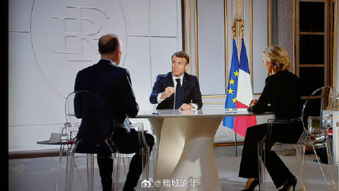 马克龙近日表示，如果俄罗斯赢得这场战争，欧洲的信誉将降至为零。 ​