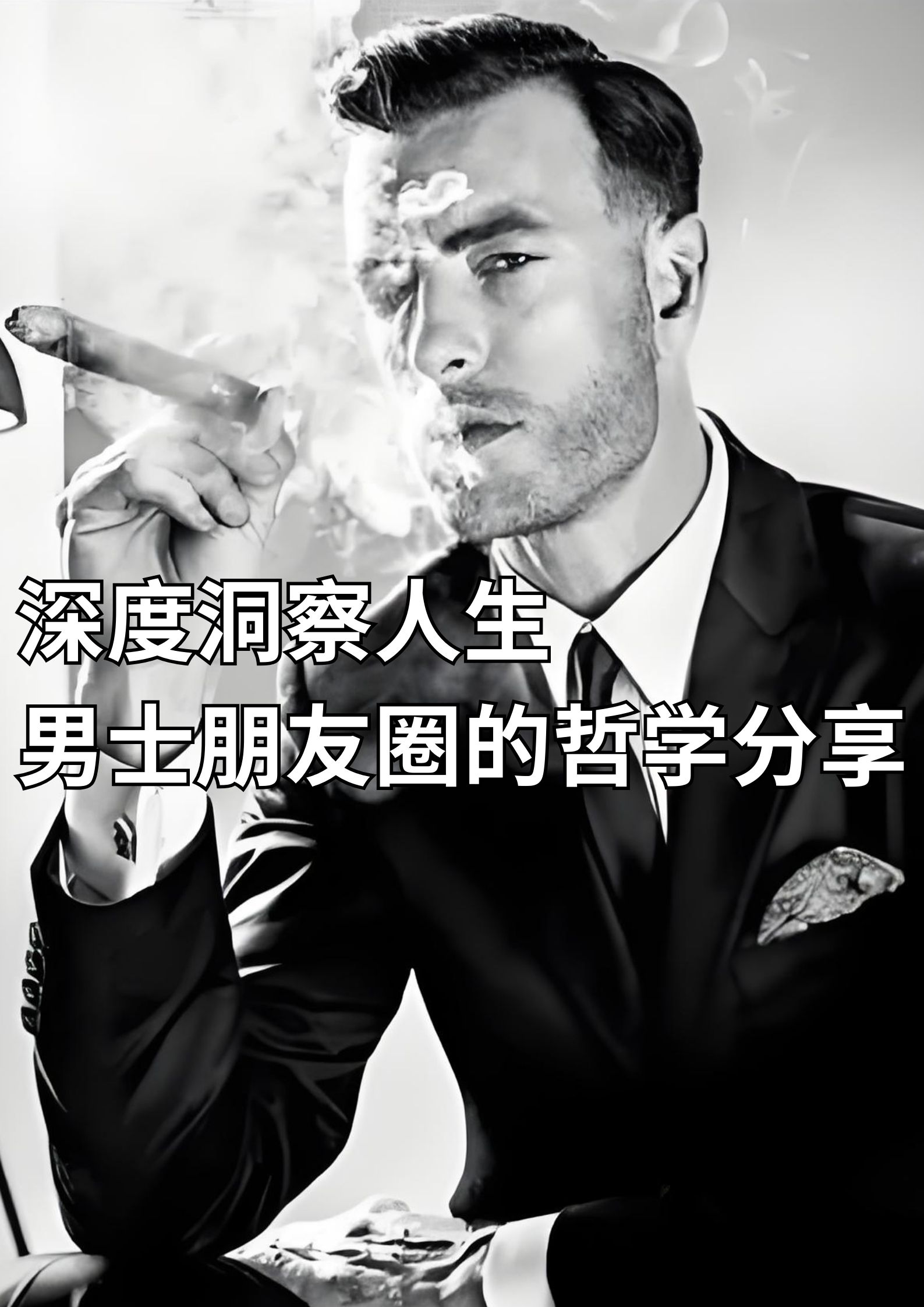 深度洞察人生，男士朋友圈的哲学分享！
