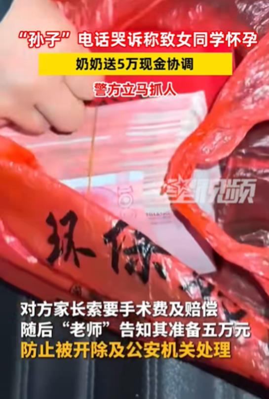 安徽南陵，张奶奶突然接到孙子的电话，说他不慎让女同学怀孕了，对方家长要求巨额赔偿