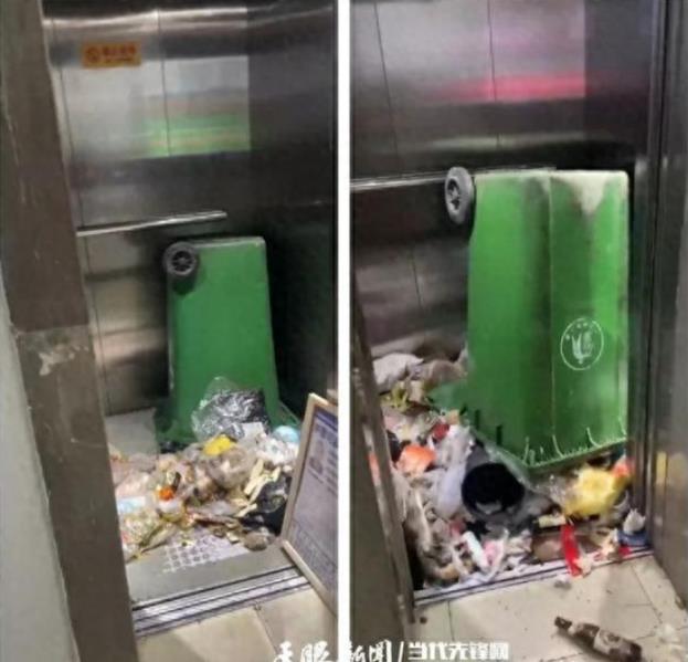 贵州贵阳，一男子家住一楼，有一块露台专供他家使用，谁知楼上一位邻居素质低下，经常