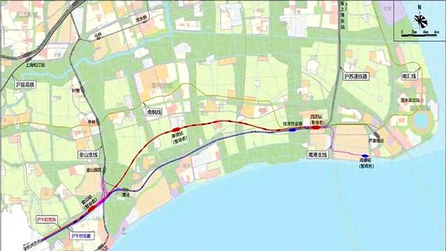奉贤站将向北移动！高铁及货运线路上海段规划公布