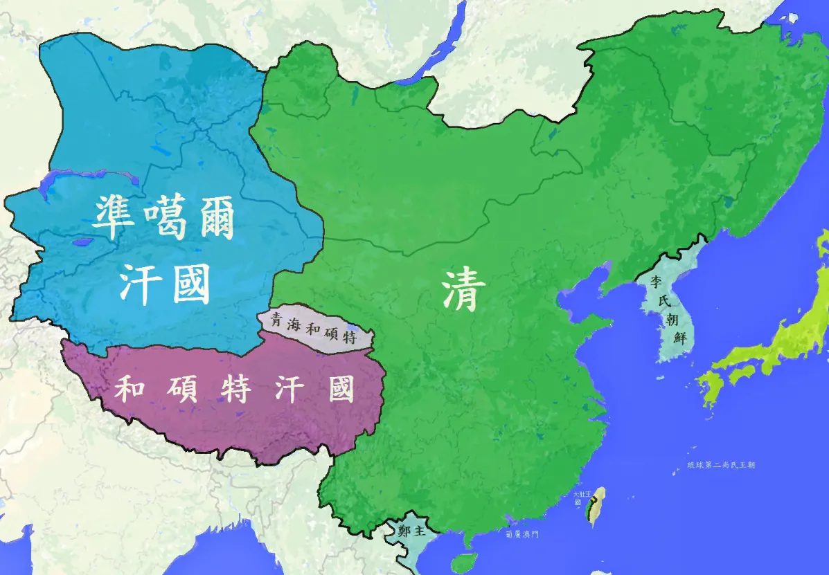 乾隆打准噶尔明明是灭国，为什么清朝乃至现在都说是平叛？灭国相当于杀人抢地盘，而平