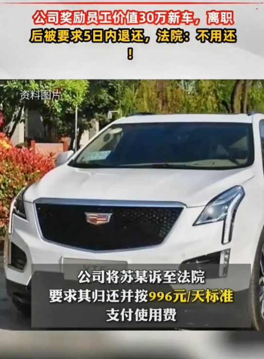 上海一男子在某公司担任销售总监职务。男子离职后，公司要求其将一辆价值30多万元的