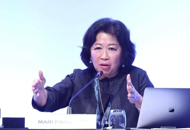 印尼前贸易部长、知名国际贸易问题专家冯慧兰，在东盟一题主题会议上说：某些大国以国