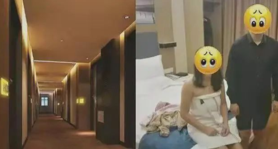 山东，丈夫怀疑妻子出轨，悄悄跟踪，看到妻子送女儿上辅导班后，转身去了酒店。他在门