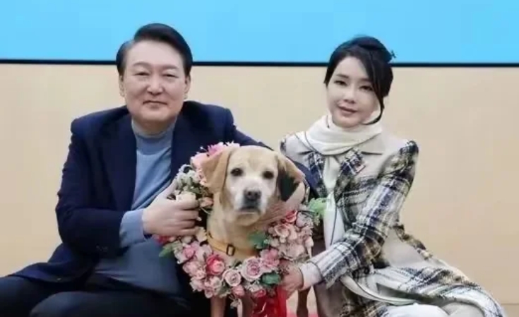 尹锡悦因为发动戒严军事政变，想处理掉政治对手，反而被抓住把柄弹劾。
	
妻子金建