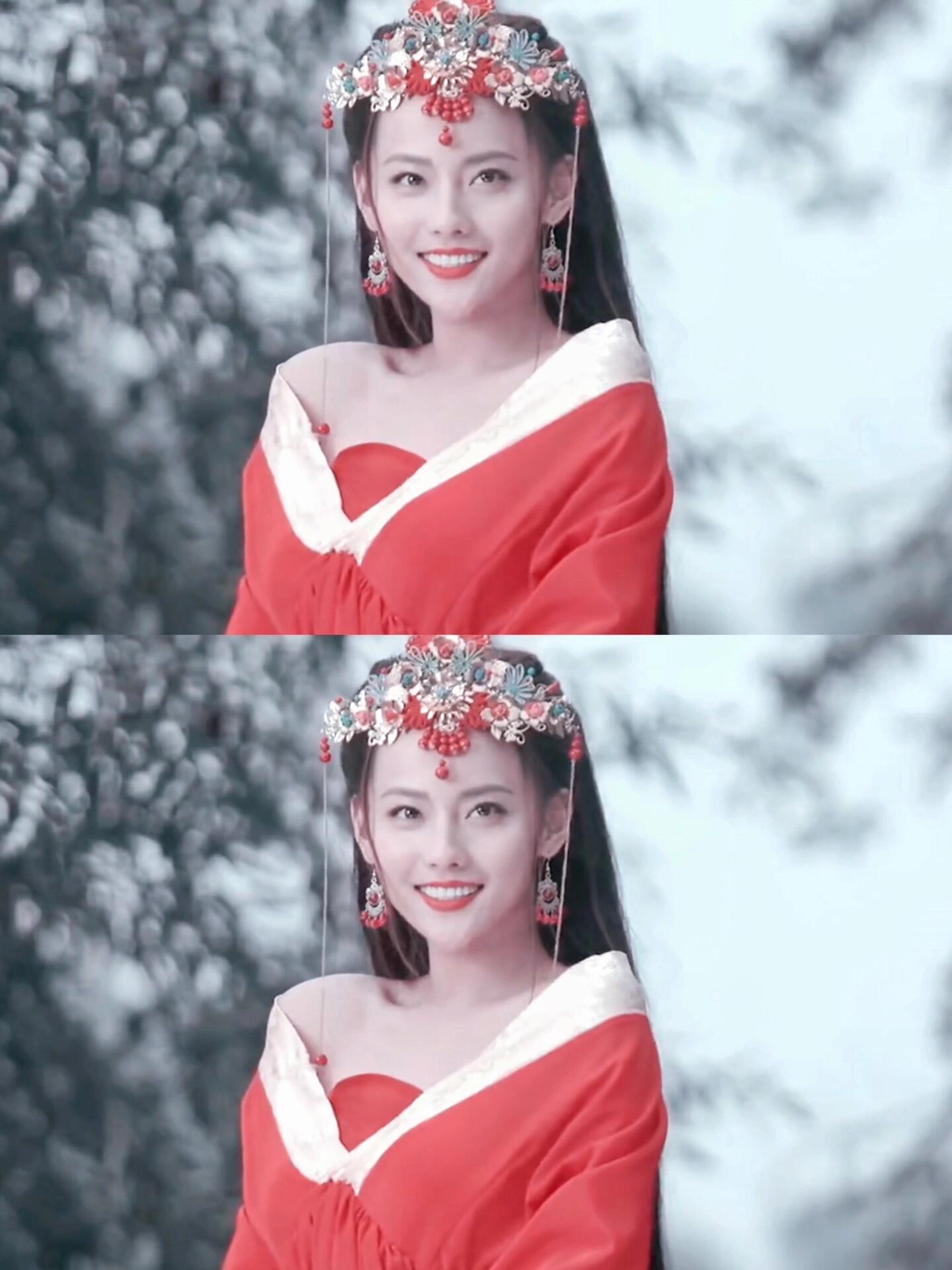 当年随便一袭红装就封神了