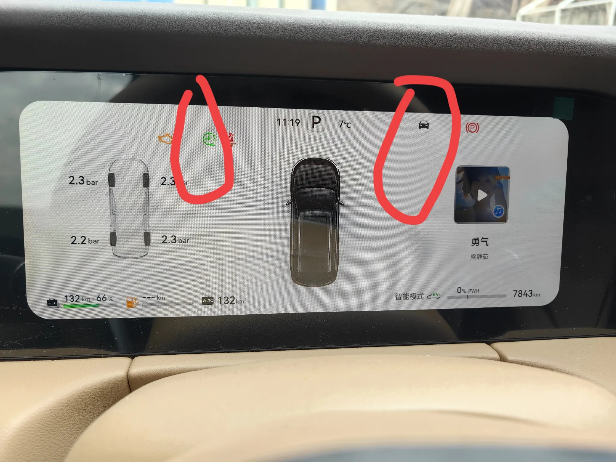 仪表盘这两个标识是什么意思