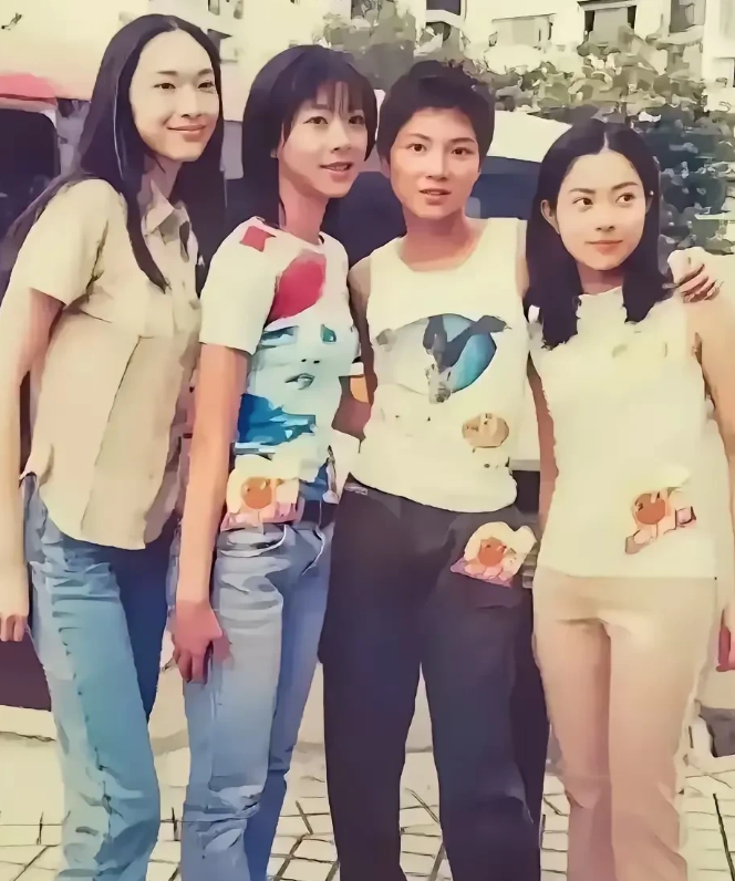 这张图片上是我们年轻时家喻户晓的个明星，照片上那俊俏的脸，让人难以忘怀，她们分别