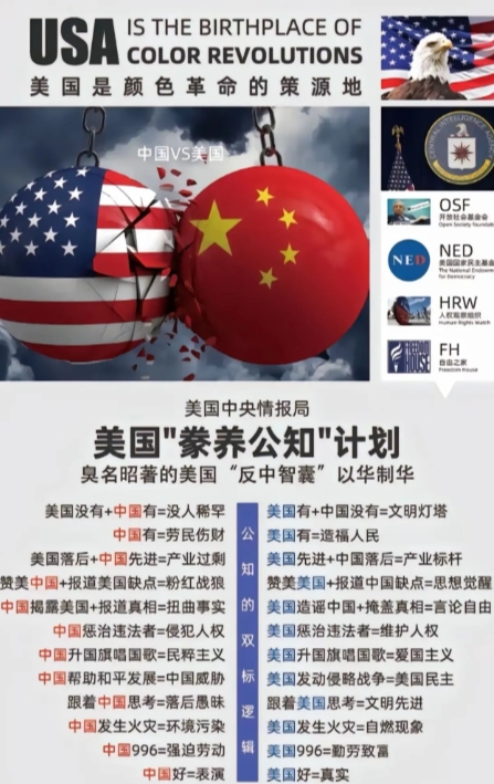 美国豢养公知！
某位大神的总结，简直太对了！
所有的一切都有特定的话术。
高大上