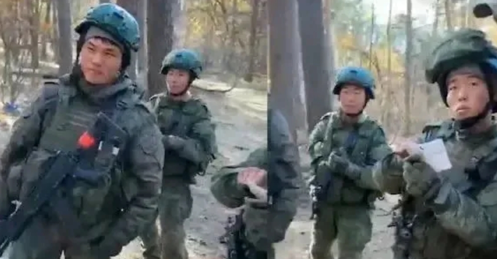 建议朝鲜部队还是撤出库尔斯克地区吧，他们完全不适合！
这些朝鲜士兵由于长期没有接