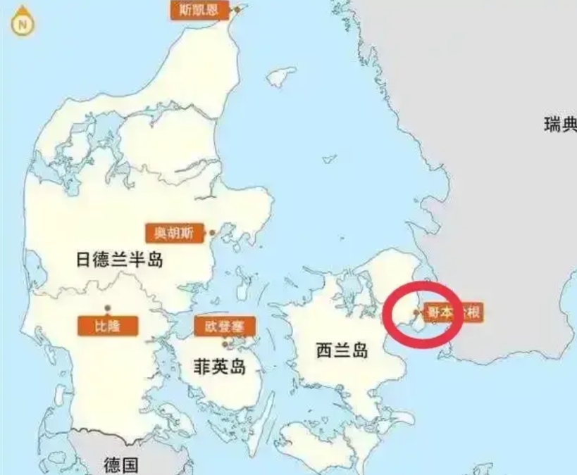 丹麦与美格陵兰岛之争，远没结束，看了一下地图，突然发现，丹麦将首都哥本哈根设在西