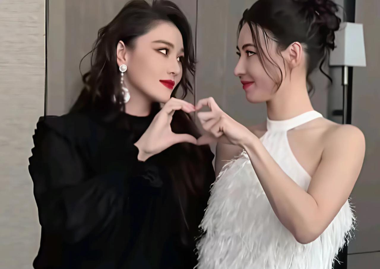 好牛气的两张脸啊！这两位都是天生丽质的美人!
张柏芝气质温婉柔美,张馨予风情万种
