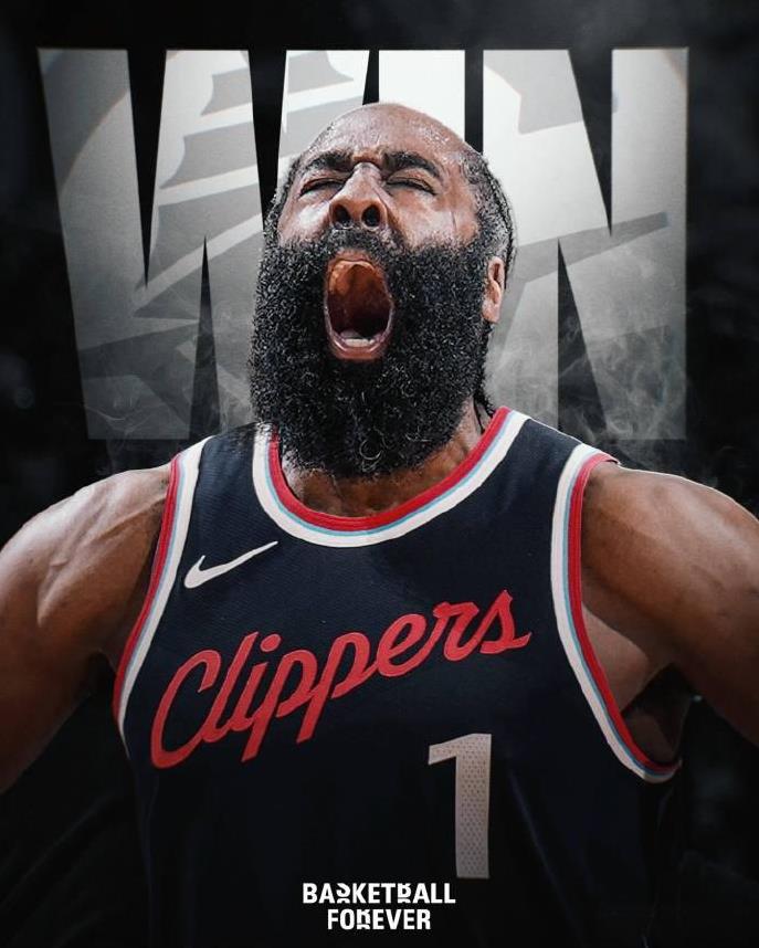 #快船战胜雄鹿#
1月26日，在NBA常规赛快船与雄鹿的比赛中，哈登爆砍40分5