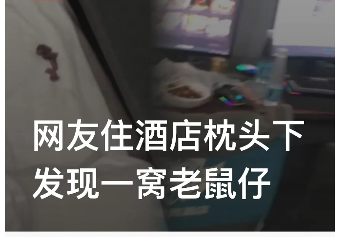 “太吓人了！”江西南昌，一男子入住电竞酒店时，刚躺在床上准备入睡，就听到枕头底下