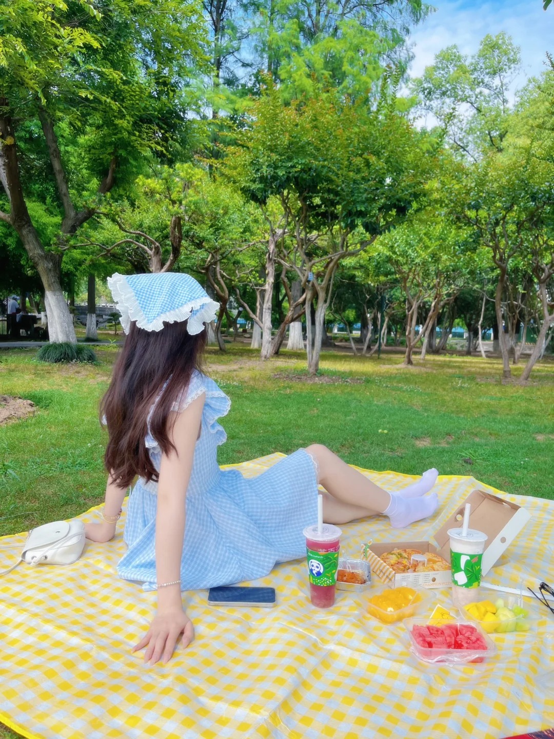 武汉📍野餐拍照打卡
野餐布也太好拍了吧！！！码住