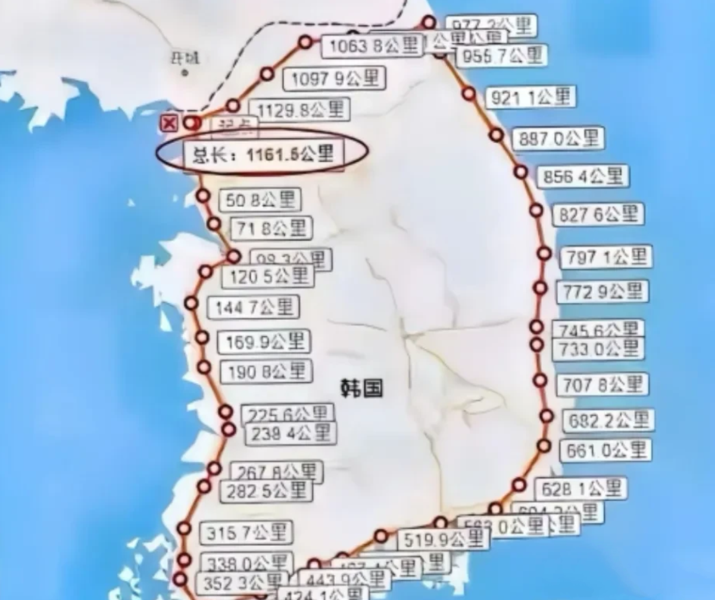 一个韩国大学生毕业后，来一场环韩自驾游，每隔30公里就休息下，结果愣是走了三天三