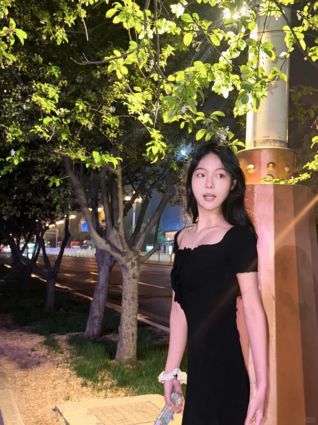 当路灯断了电