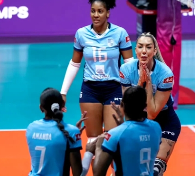 女排世俱杯巴西米纳斯3-0胜埃及扎马雷克