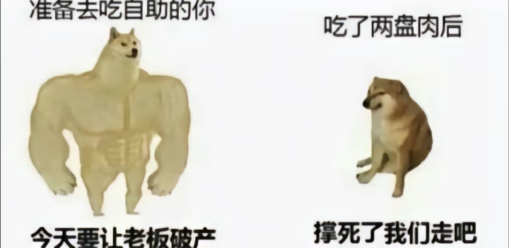 准备吃自助餐的你是不是这样的？