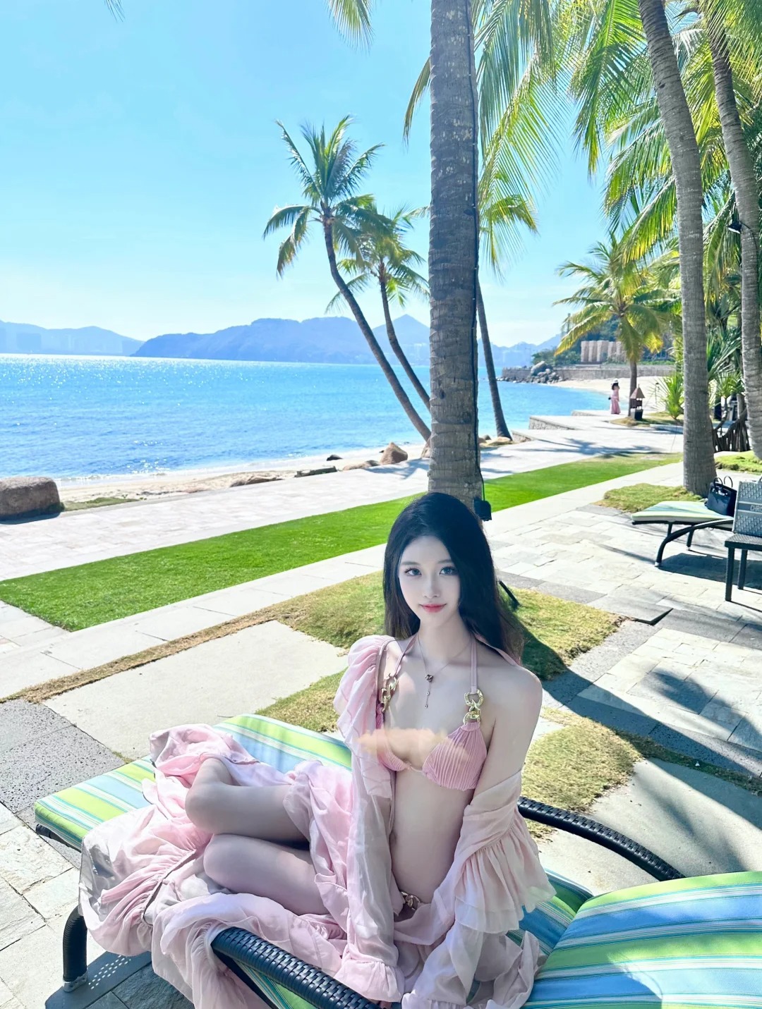 风轻轻～🌬️
#出发是永远值得期待的事
文华东方好美，躺一天太舒服了