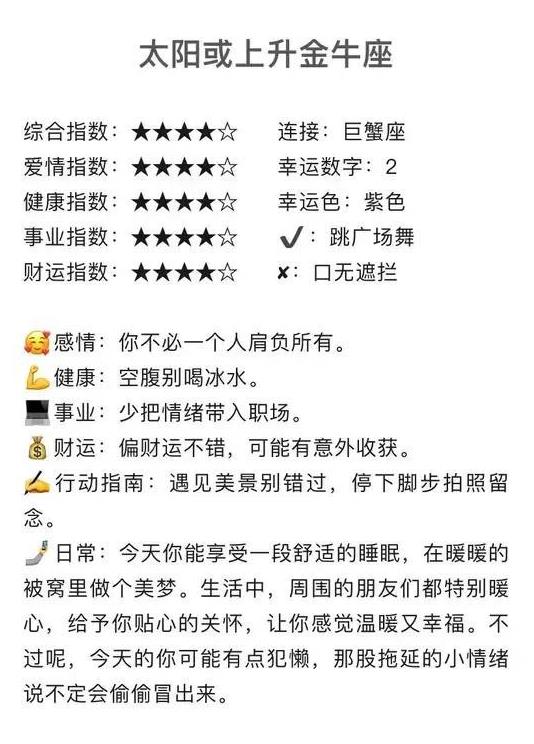 2025.1.22日上升金牛座运势??