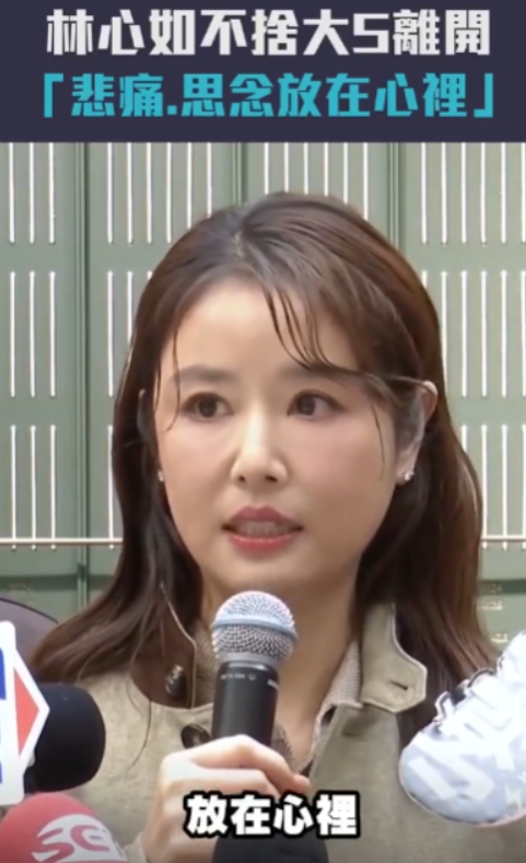 林心如谈大S去世，还是把思念放在心里比较好