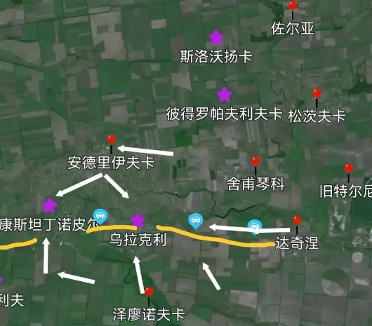 俄军收紧包围圈！在库拉霍沃附近，俄军继续加快进攻，尤其第114摩步旅拿下安德里伊