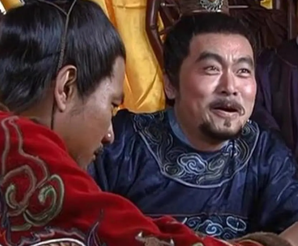 1395年68岁朱元璋去看望70岁老友汤和，朱元璋一进门，只见汤和已中风，不能说