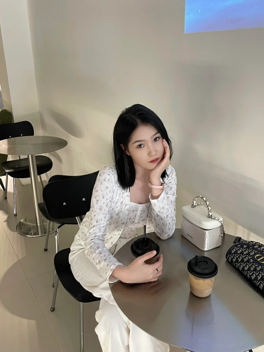 这家的香草拿铁好喝