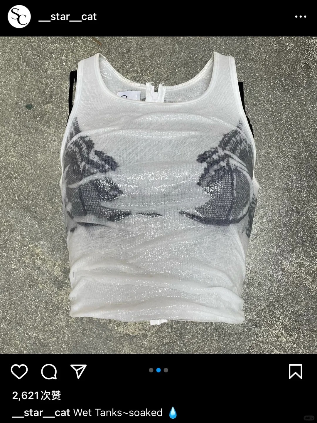 300刀的湿身衬衫😅这个世界真的癫了
来自Us小众品牌“star cat”的创