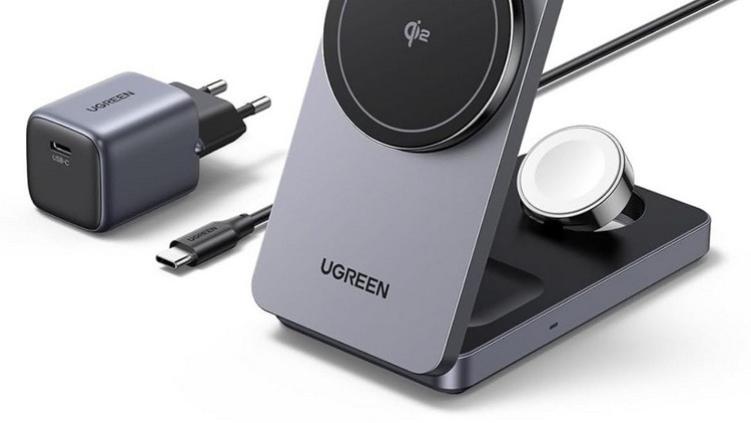 为果粉：绿联发布三合一无线桌充，符合 QI 2 认证