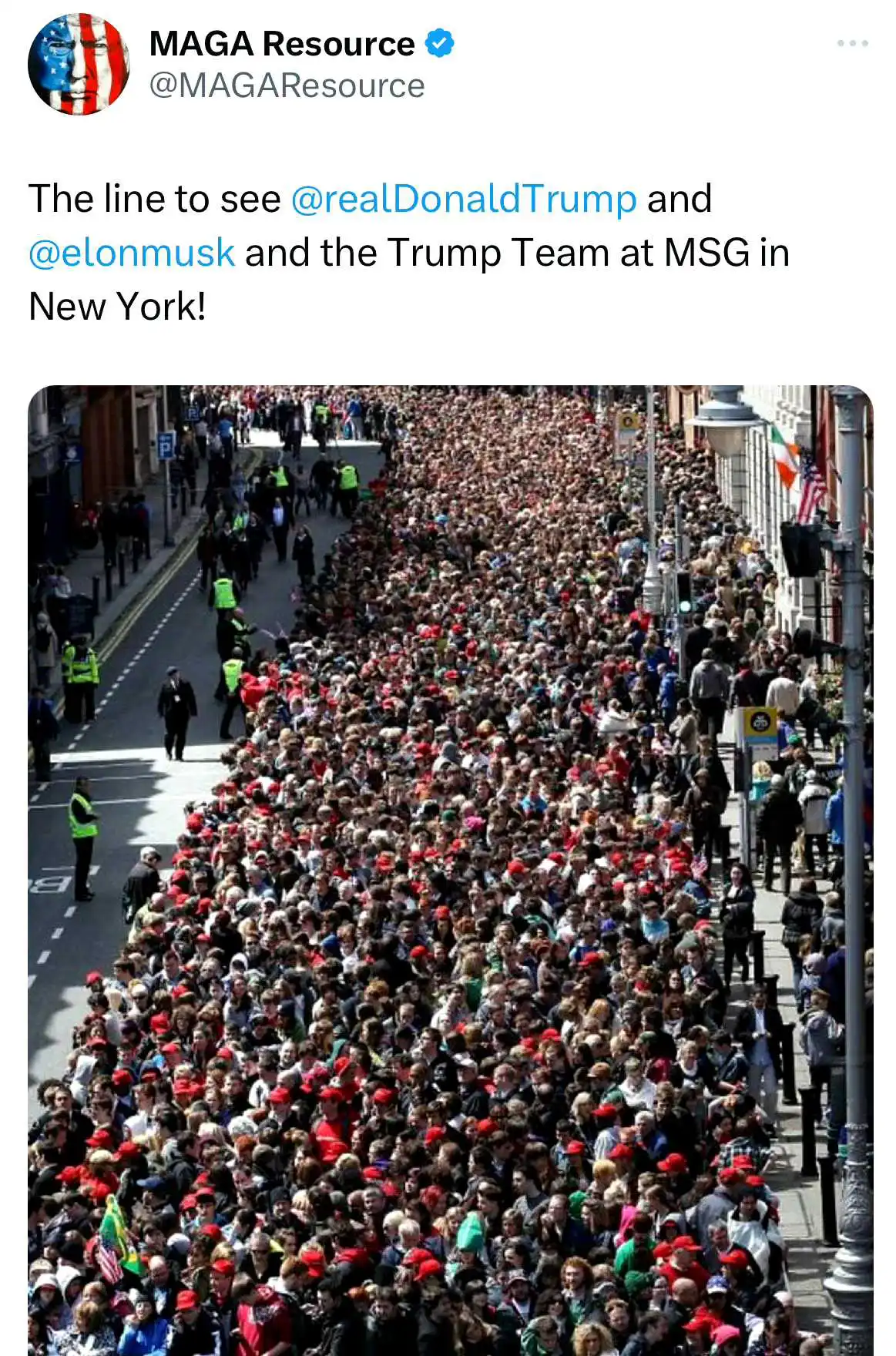 “红脖子”占领纽约市，看来川普当选没什么悬念了