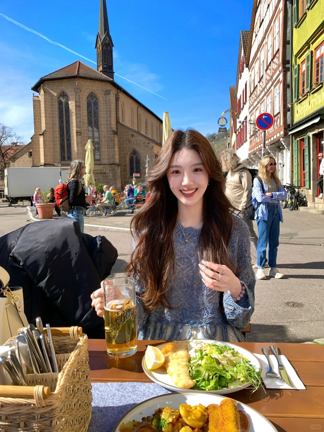 度假ing⛱️好喜欢德国这种中世纪童话小镇啊！
在国内的时候很喜欢江南水乡
来德